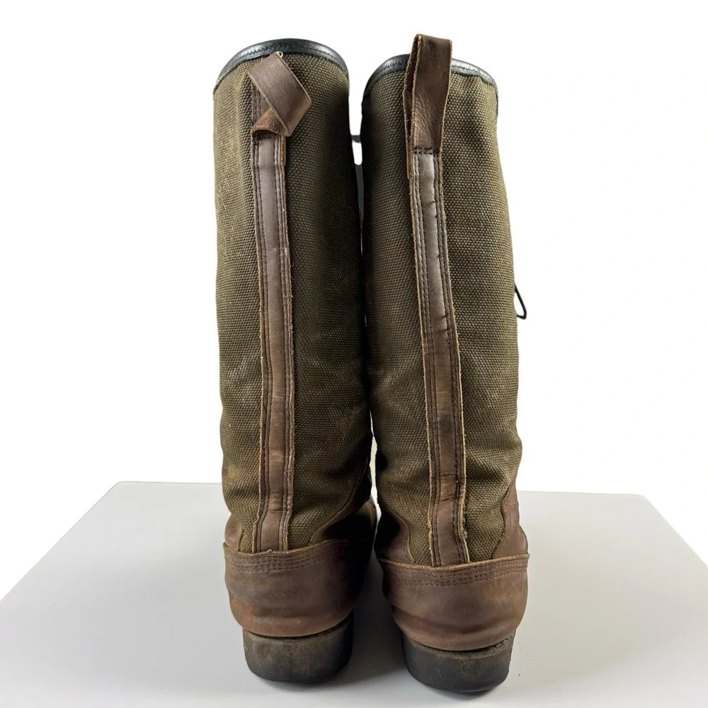 Vintage Chippewa Lace Up Snake Boots 7‎ EE Wide Viper USA Hunting